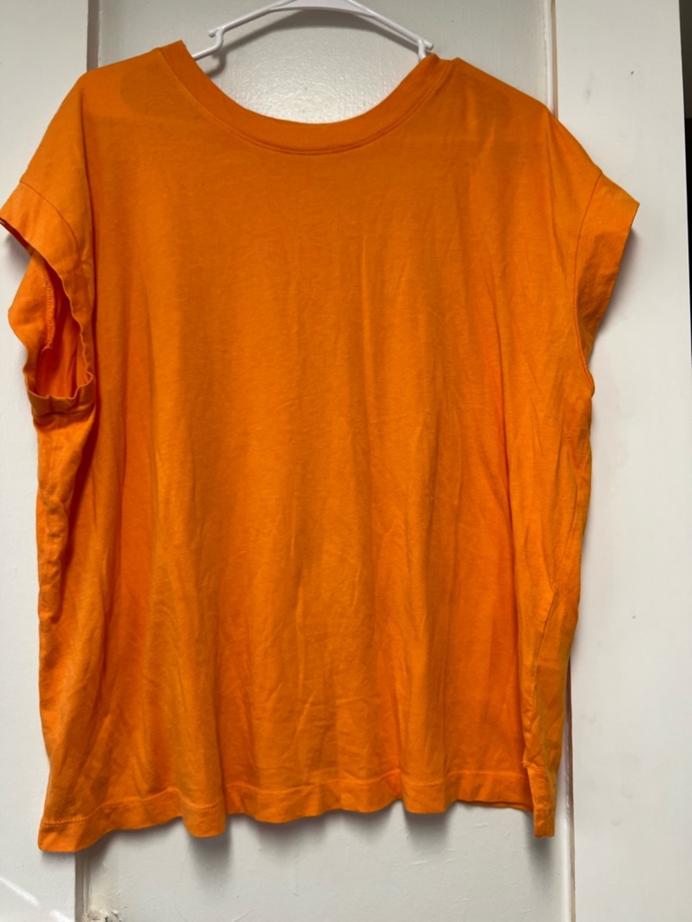 a new day Bright Orange Short Sleeve Tee